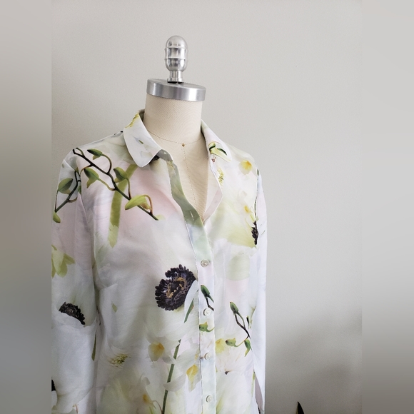 TED BAKER NWOT floral button down shirt - Picture 10 of 10